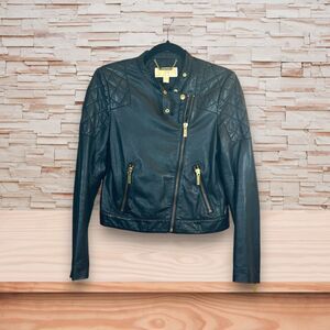 Michael Kors Black Leather Jacket
